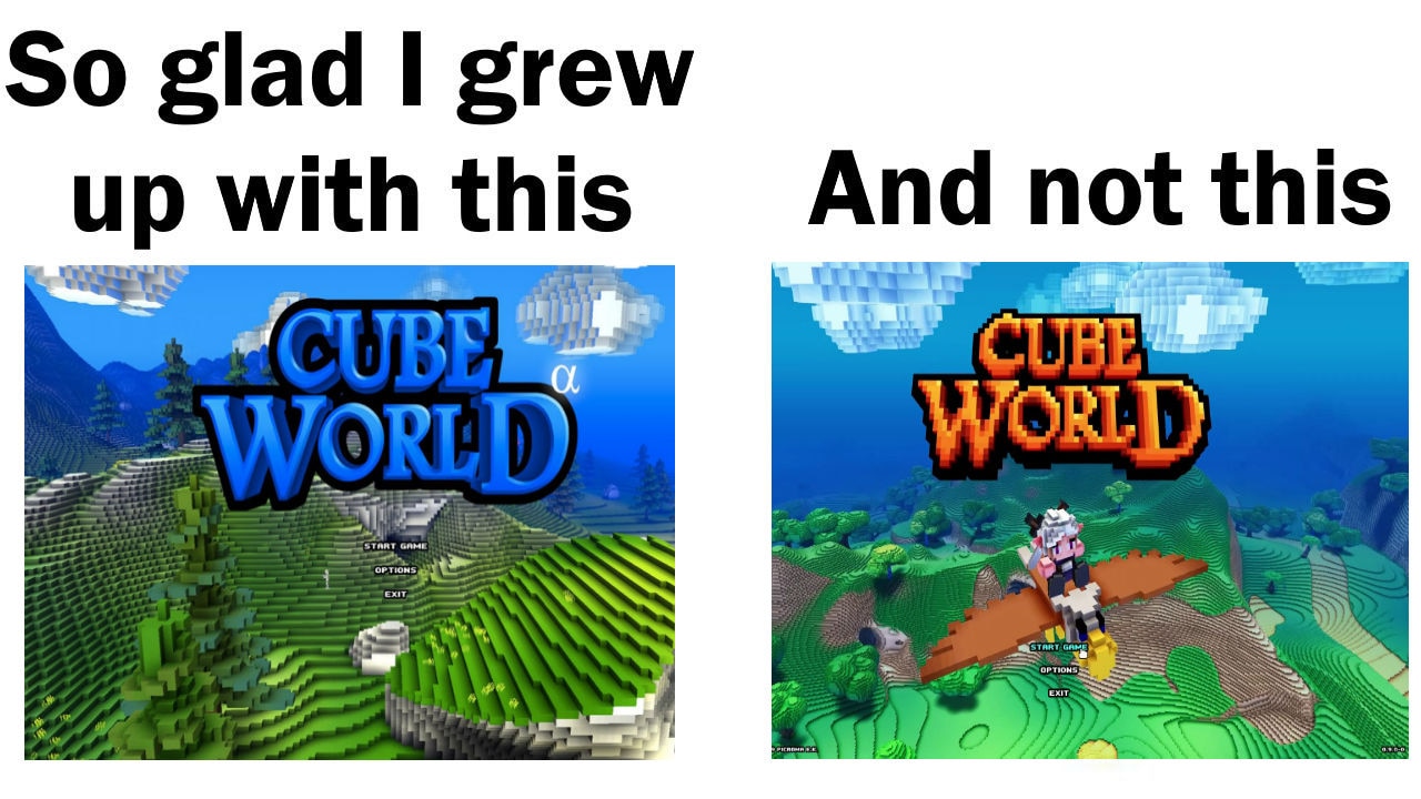 Cube World 2019 version gameplay